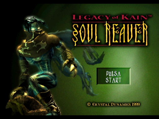 Legacy of Kain Soul Reaver title screen for Playstation